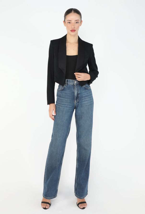 Saint Laurent S/S 2006 Bolero Smoking Blazer - 5