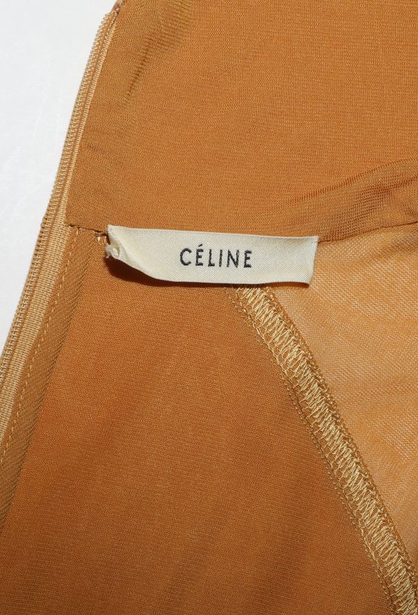 Céline Pleated High-Neck Dress - 5 Céline Pleated High-Neck Dress - 5