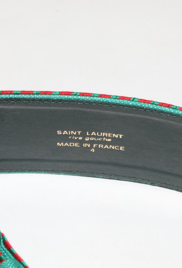 Saint Laurent Braided Canvas Belt, 1977 - 6
