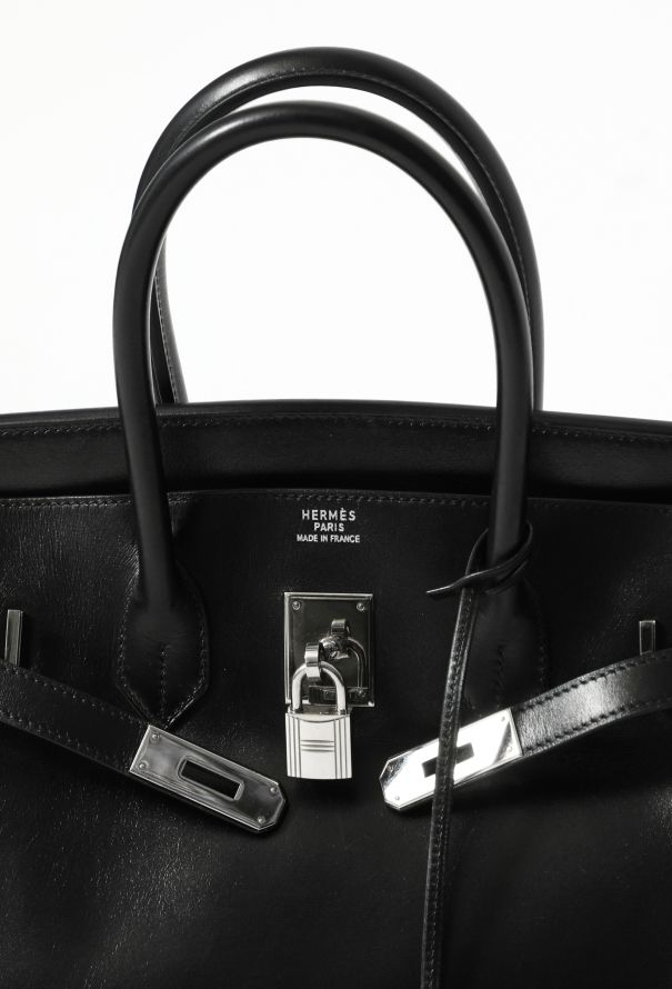 HERMES Birkin 30 in black box leather - VALOIS VINTAGE PARIS