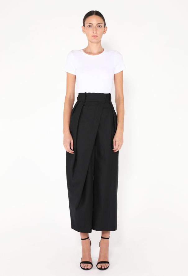 Loewe 2024 Cropped Wrap Trousers - 1