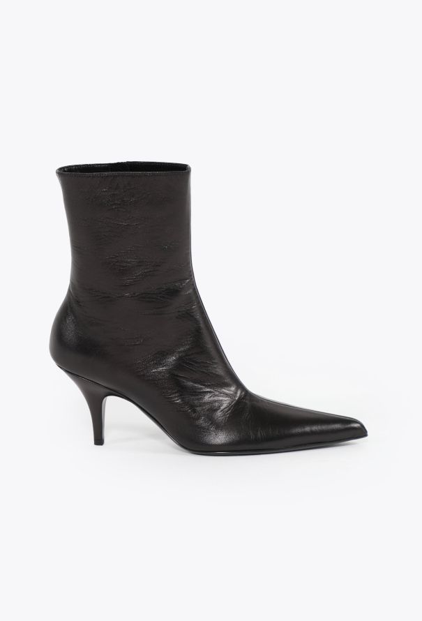 The Row F/W 2023 Leather Sling Booties - 1 The Row F/W 2023 Leather Sling Booties - 1