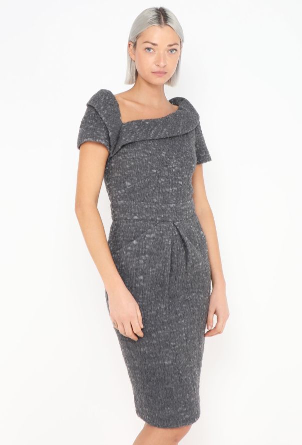 Chanel 2014 Felted Asymmetrical Dress - 3