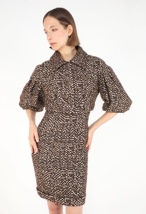 Chanel Haute Couture F/W 2010 Lamé Tweed Ensemble - 1