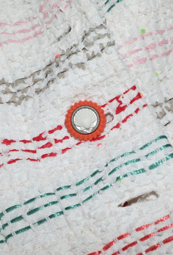 Chanel Striped Cotton Tweed Jacket, S/S 2019 - 8