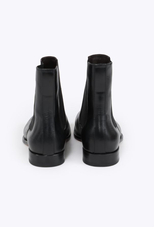The Row 2024 Black Chelsea Boots - 3