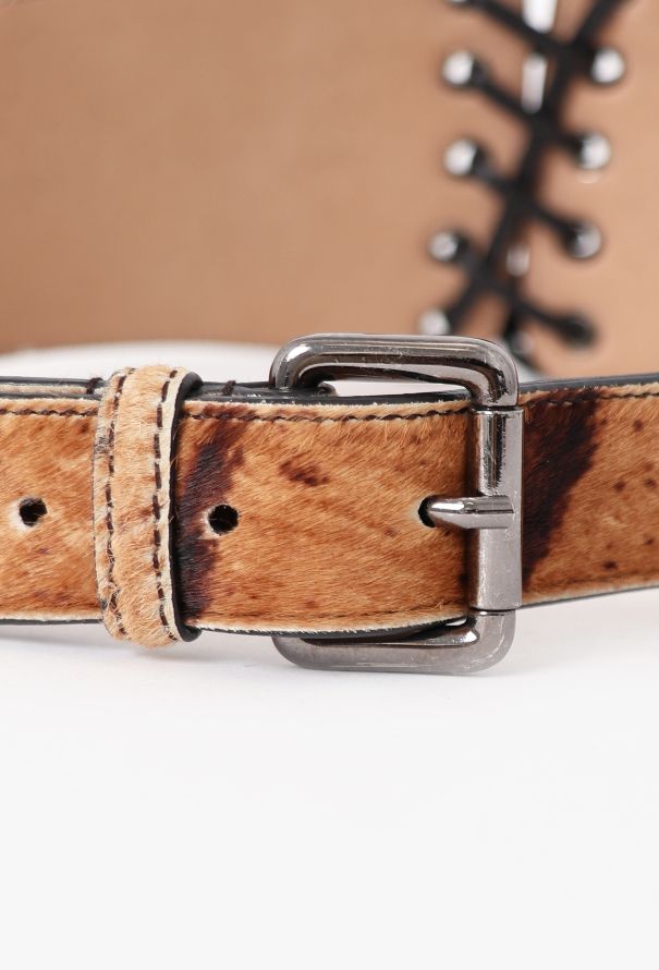 Alaïa 2019 Re-Edition '90 Ponyhair Corset Belt - 6 Alaïa 2019 Re-Edition '90 Ponyhair Corset Belt - 6