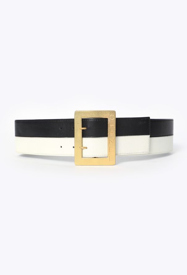 Chanel ICONIC S/S 1995 Bicolor Belt - 1