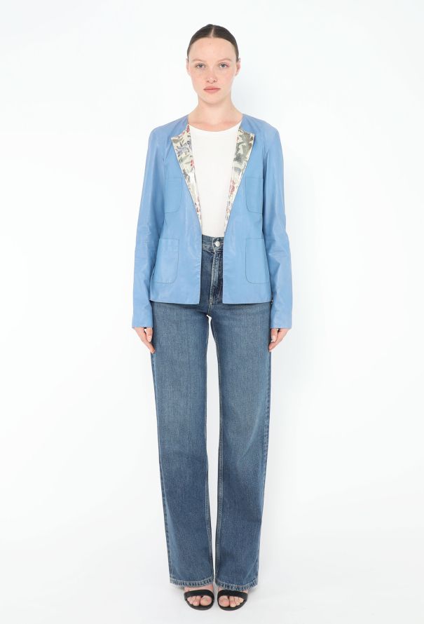 Chanel Resort 2015 Paris-Dubai Leather Lurex Jacket - 3 Chanel Resort 2015 Paris-Dubai Leather Lurex Jacket - 3