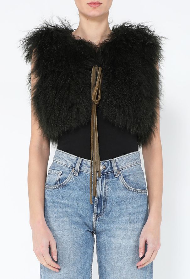 Chloé 2008 Mongolian Lamb Fur Bolero - 1