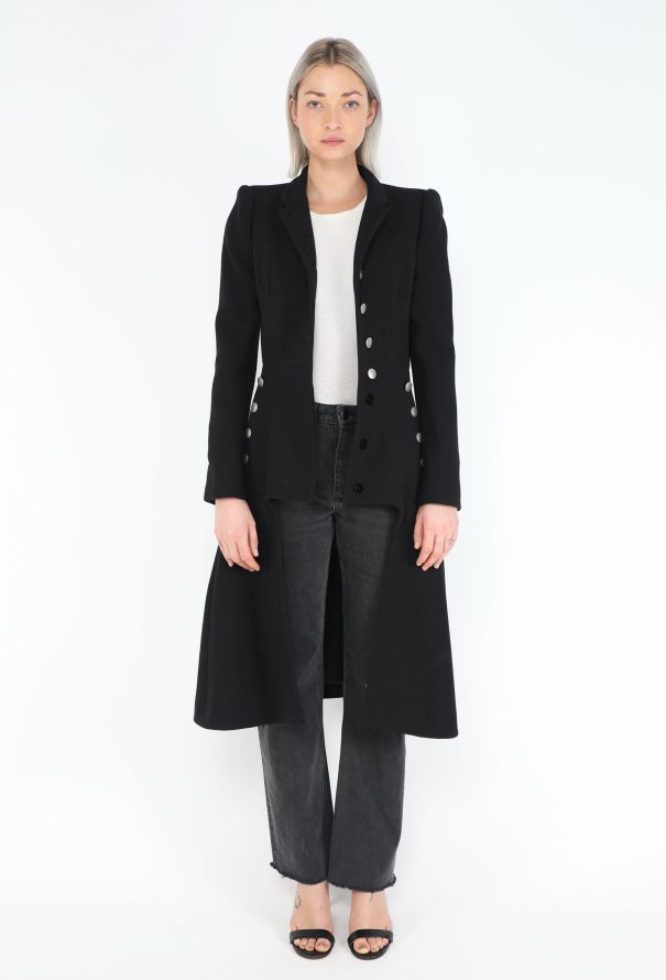 Alexander McQueen 2014 Military Cutaway Coat - 3