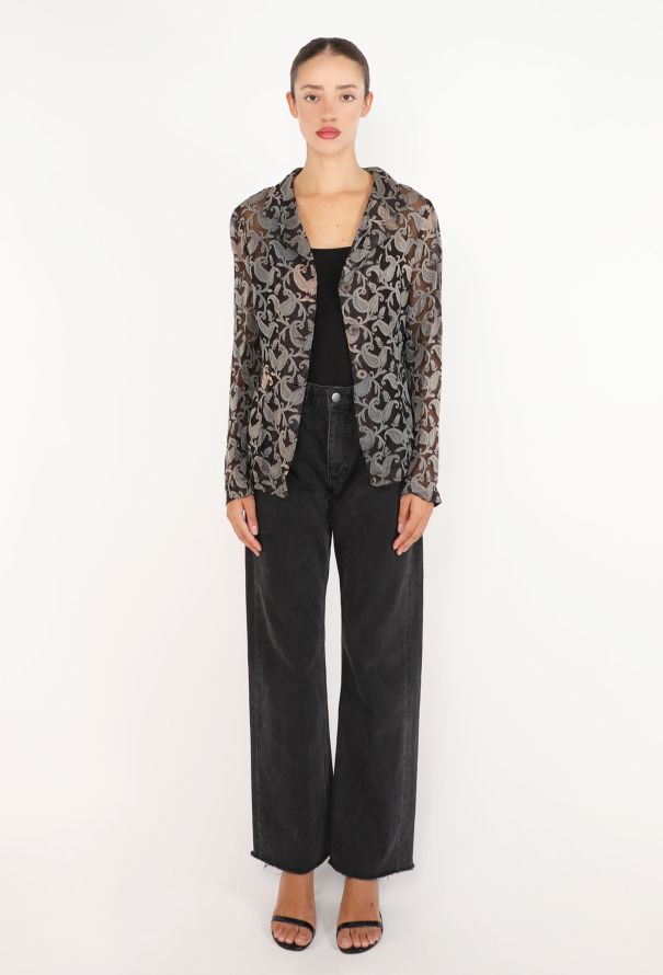 Dries Van Noten Brocade Paisley Tunic, Late 1990s - 3