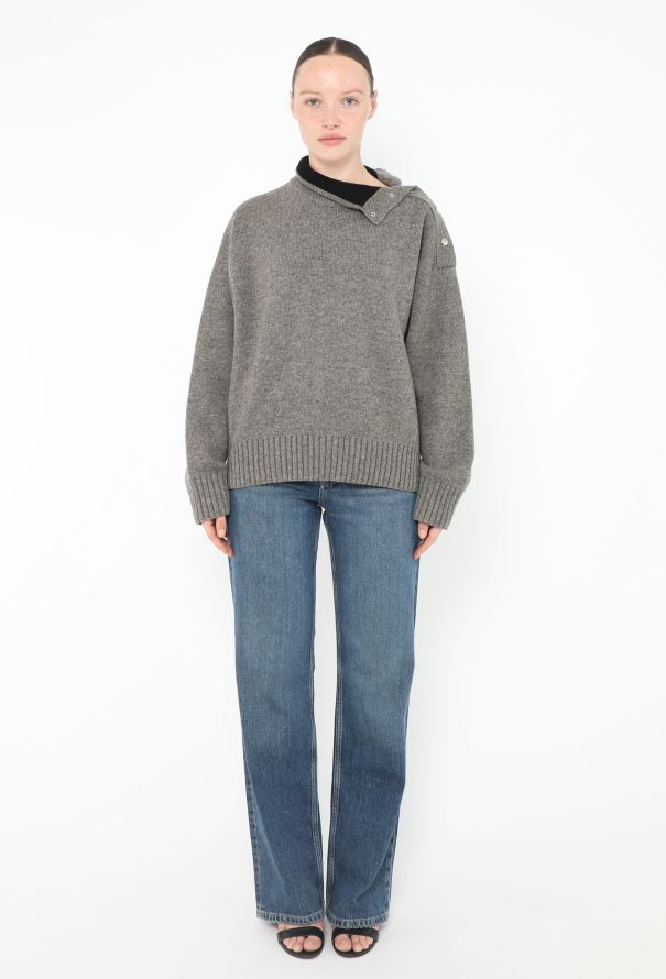 Céline Buttoned Cashmere Sweater - 3