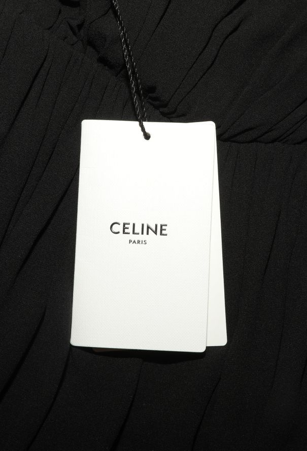 Céline S/S 2019 One-Shoulder Silk Dress - 6