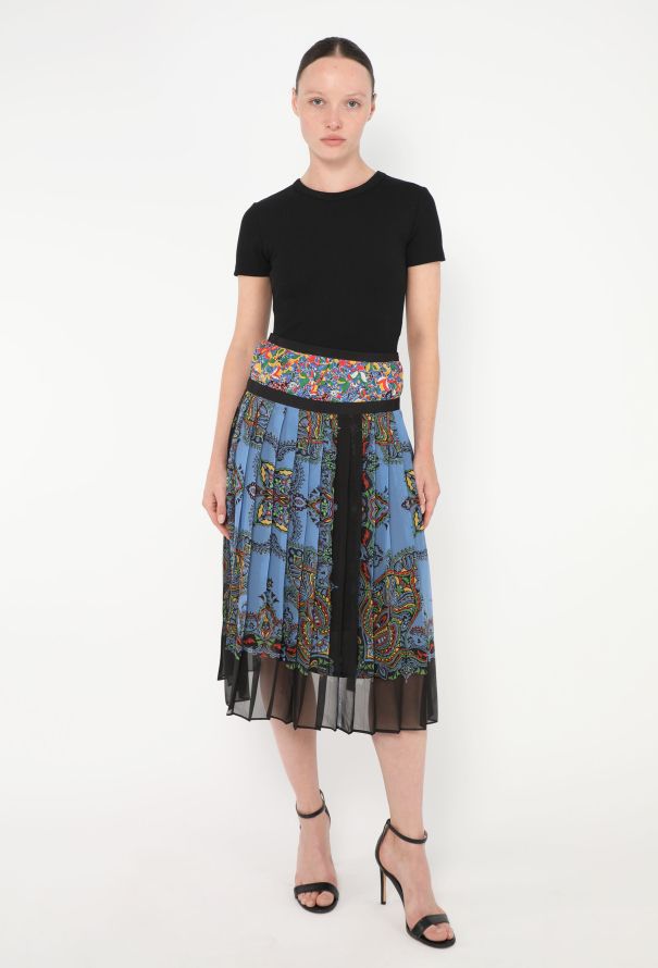 Sacai 2020 x Sun Surf Pleated Paisley Skirt - 3 Sacai 2020 x Sun Surf Pleated Paisley Skirt - 3