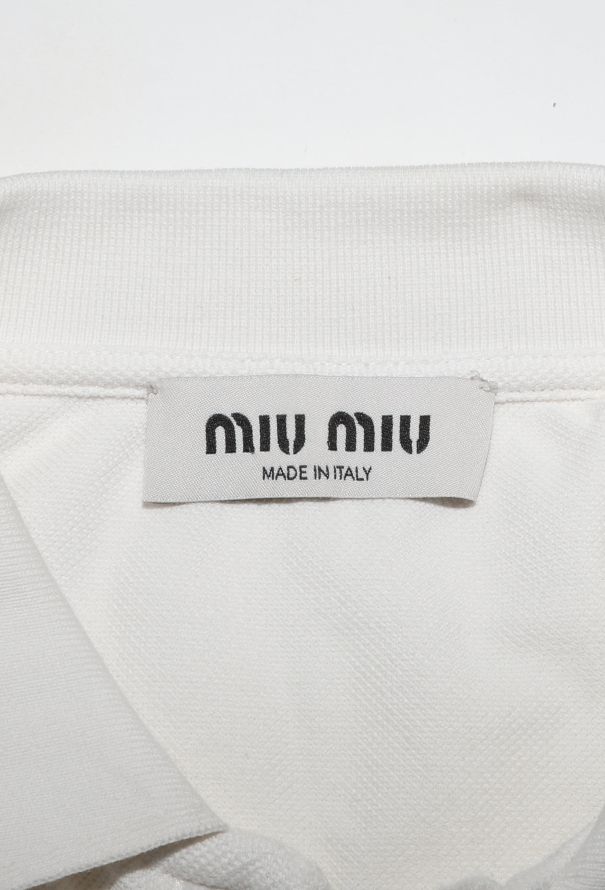 Miu Miu Cotton Piqué Polo, S/S 2024 - 6