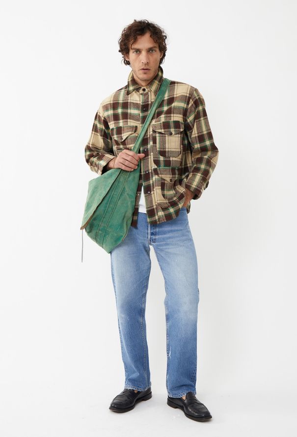 Plaid hunting jacket top
