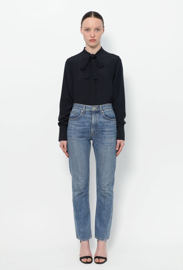 Valentino Pre-Fall 2023 Silk Lavallière Blouse - 4