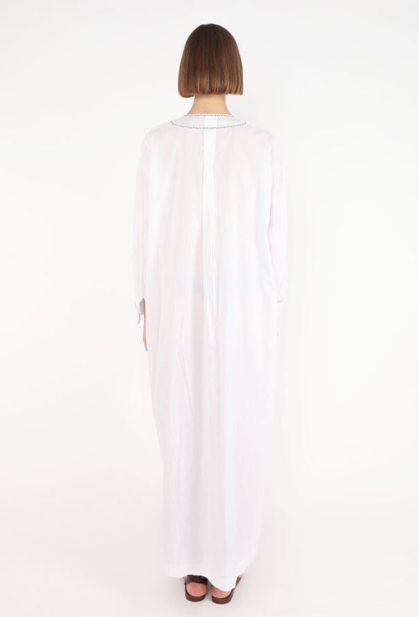 Embroidered Cotton Maxi Tunic - 6