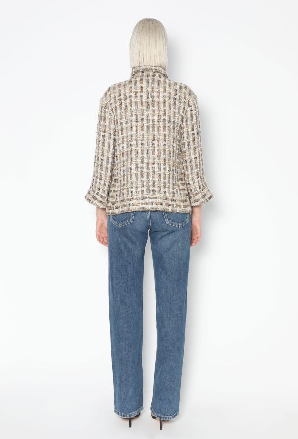 Chanel Pre-Fall 2016 Paris-Rome Tweed 'CC' Coin Jacket - 7