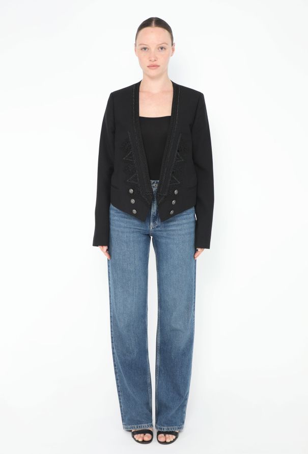 Saint Laurent 2017 Passementerie Trim Jacket - 2