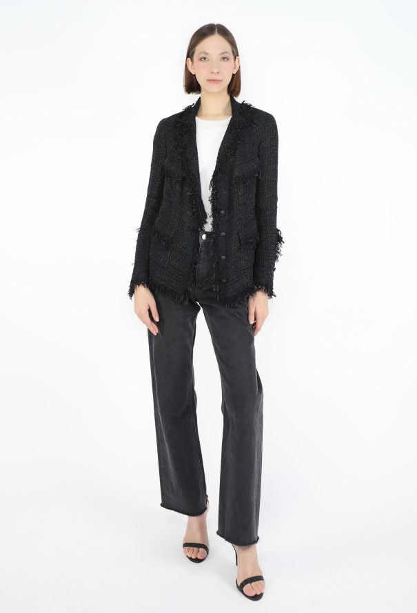 Chanel 2007 Iridescent Tweed Blazer - 3