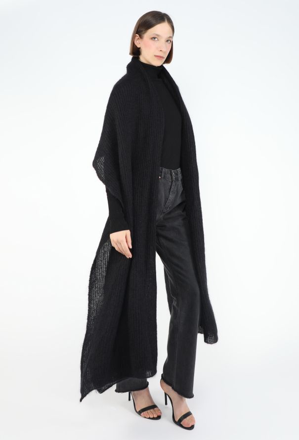 Rick Owens 2008 'Stag' Mohair Knit Shawl - 3