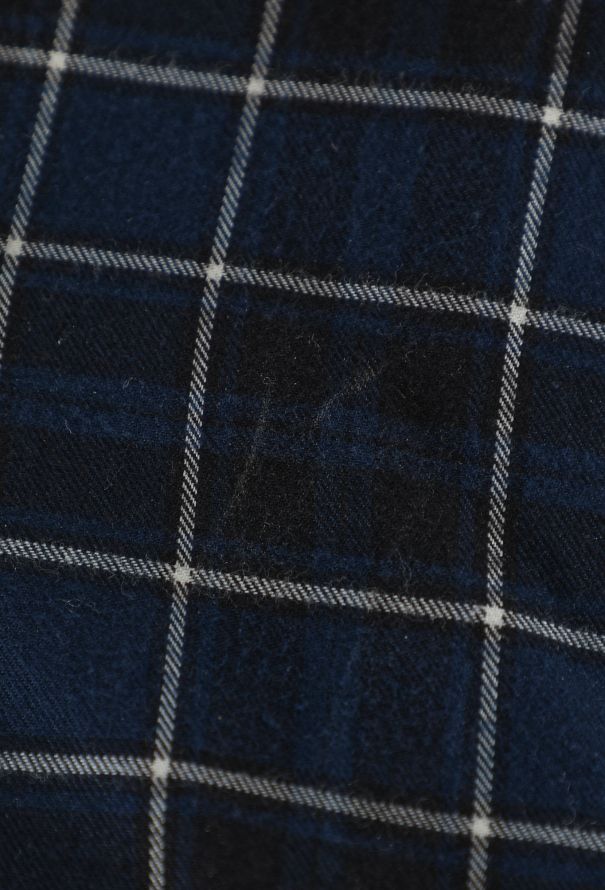 Balenciaga Flannel Combo Shirt Dress, Pre-Fall 2018 - 10