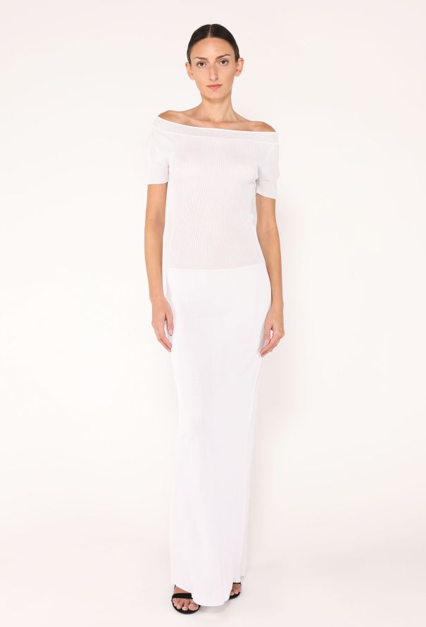 Khaite 2024 Basile Off-Shoulder Dress - 3 Khaite 2024 Basile Off-Shoulder Dress - 3