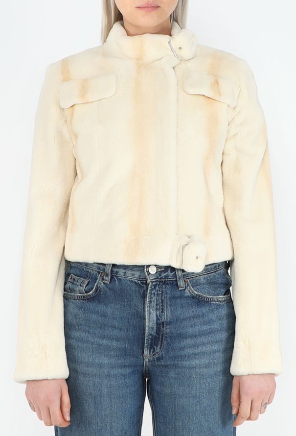 Valentino Early 2000s Belted Mink Fur Jacket - 5