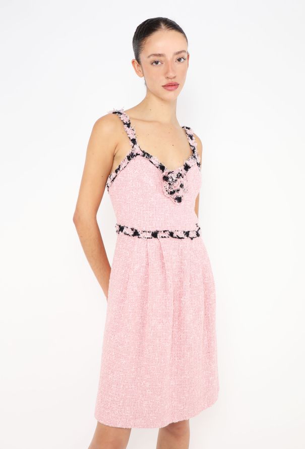 Chanel S/S 2007 Camélia Tweed  Dress - 4