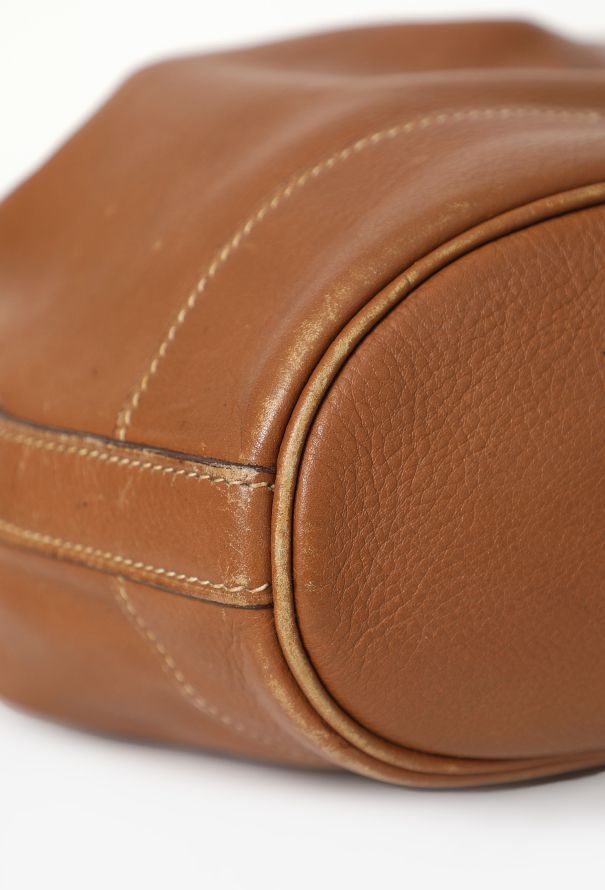 Hermès Vintage Gold Courchevel Market Bag PM - 9