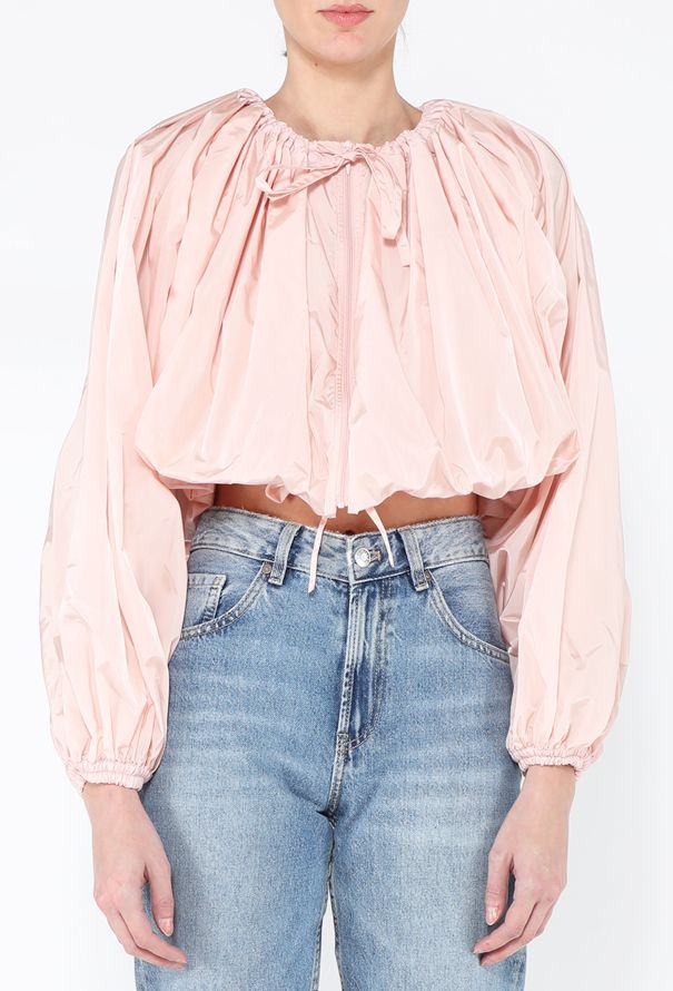 Alaïa 2024 Pleated Cropped Jacket - 1