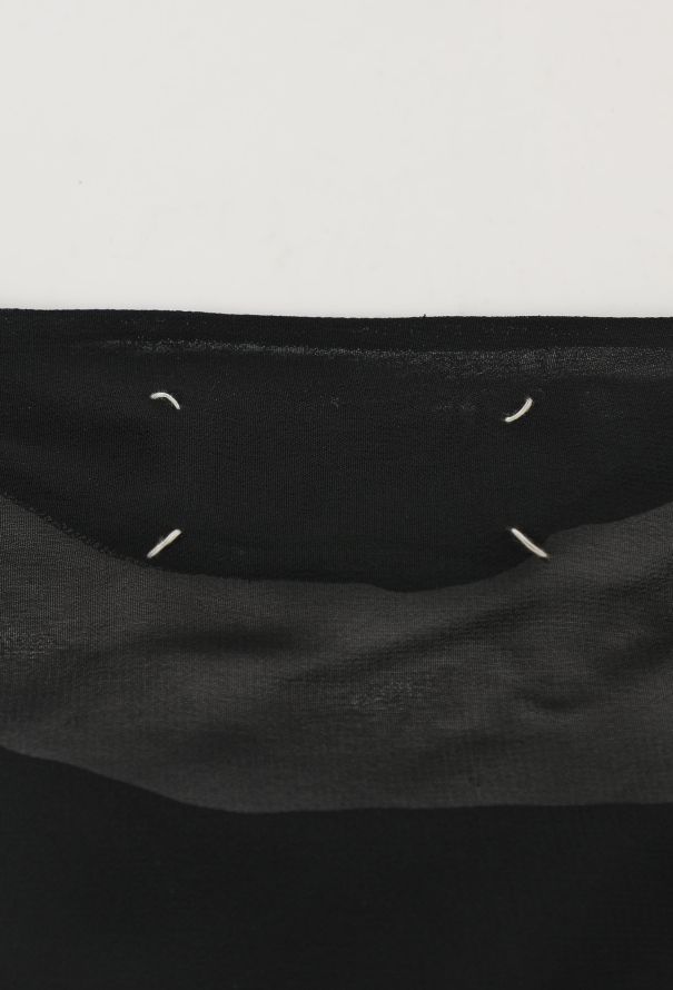 Maison Margiela 2008 Boatneck Coffin Bodysuit - 6