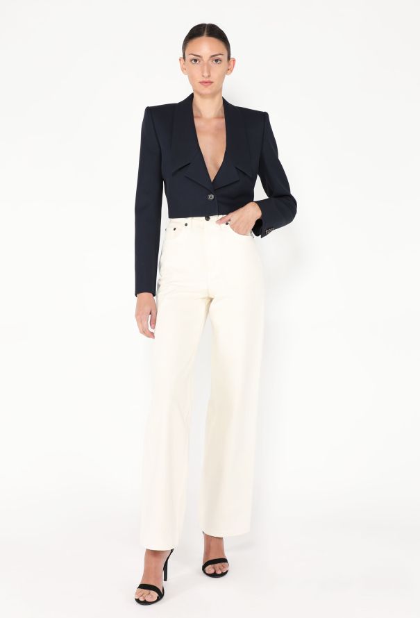 Chloé Pre-Fall 2024 Cropped Tailored Blazer - 4