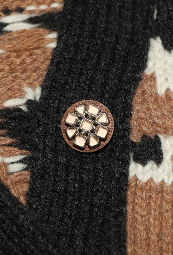 Chanel F/W 2019 Cashmere Gripoix Knit Dress - 7