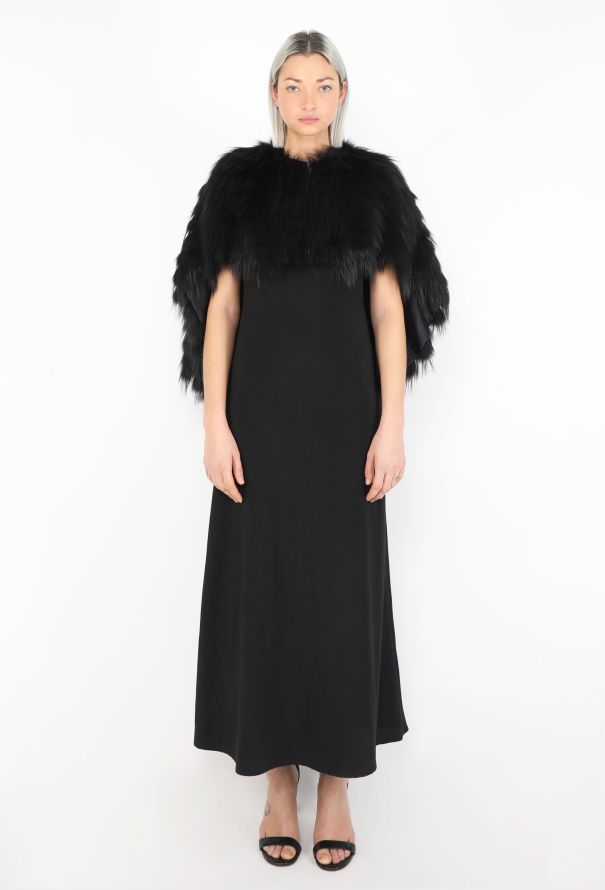 Louis Vuitton F/W 2017 Foxtail Capelet Jacket - 4