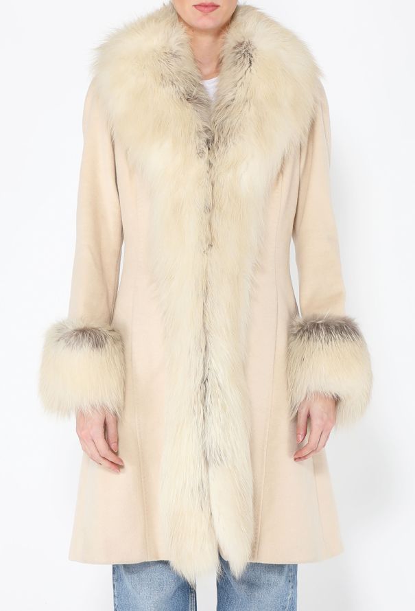 Blumarine F/W 2008 Fox Fur Trim Coat - 4