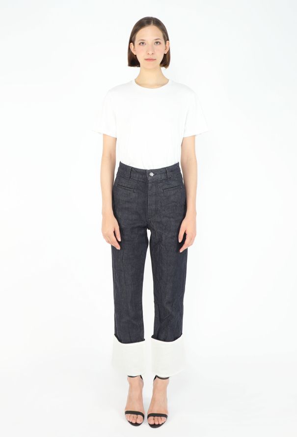 Loewe S/S 2018 Cuffed Fisherman Jeans - 1