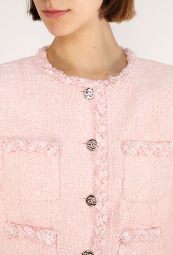 Chanel Sequin Tweed 'CC' Jacket, 2025 - 5