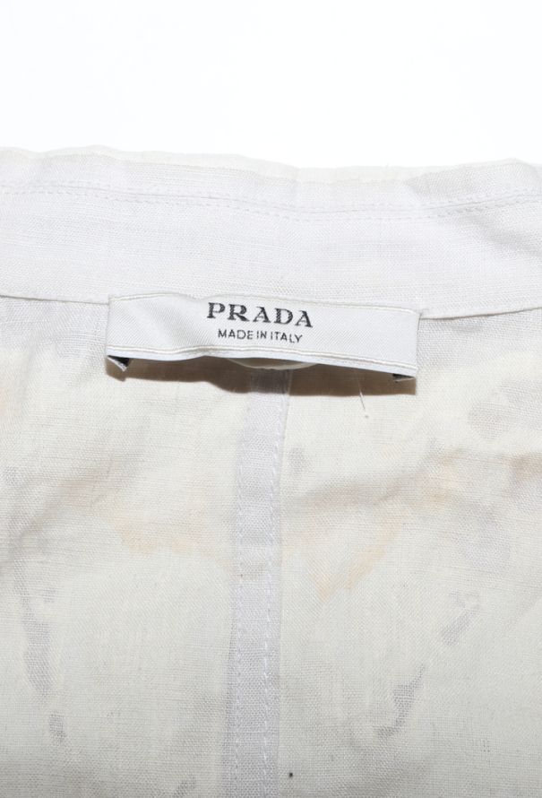 Prada Printed Linen Blazer, S/S 2006 - 6