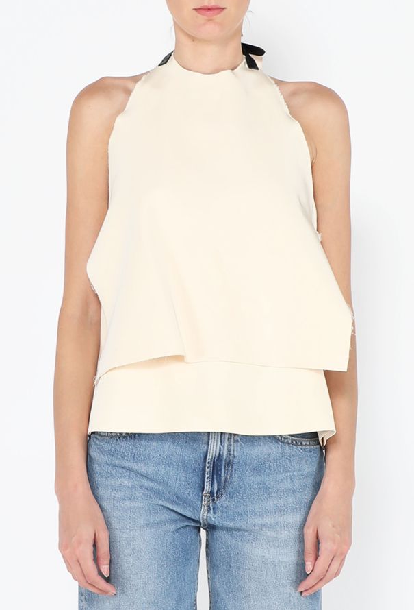 Céline S/S 2011 Leather Strap Halter Top - 1