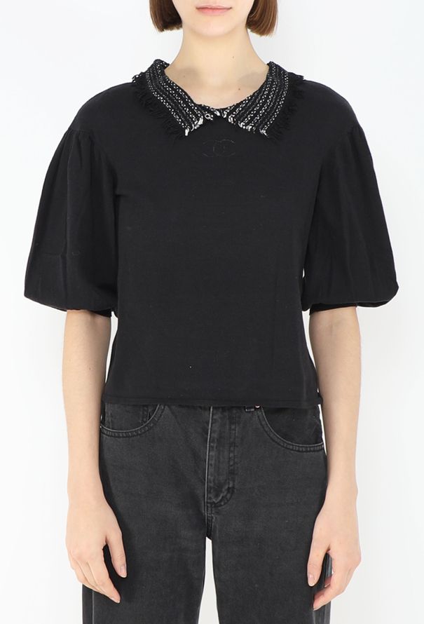 Chanel Tweed Collared 'CC' Top, 2005 - 1
