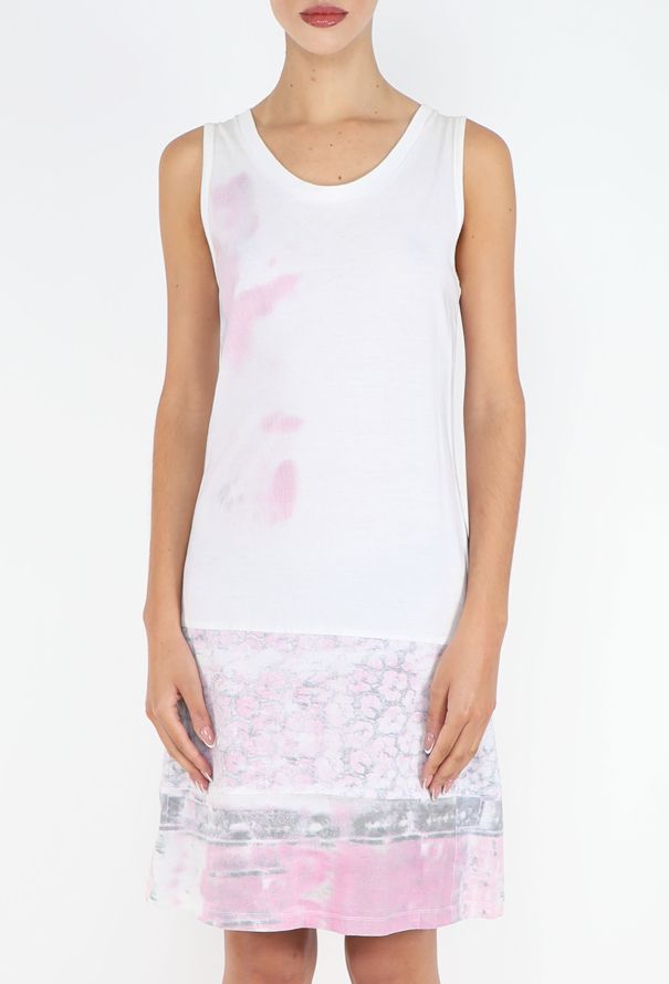 Helmut Lang Rare S/S 1999 Overlay Graphic Dress - 4