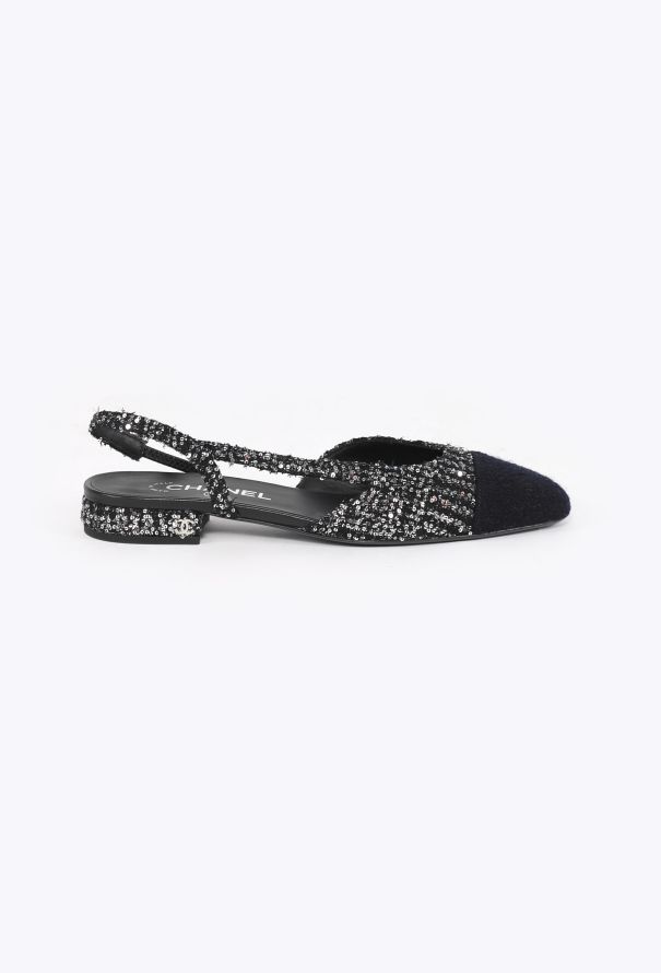 Chanel Sequin Embellished Slingbacks, 2020 - 1