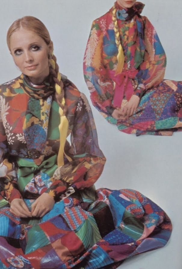 Saint Laurent HIGHLY COLLECTOR Spring 1969 Haute Couture Organza Gown - 9