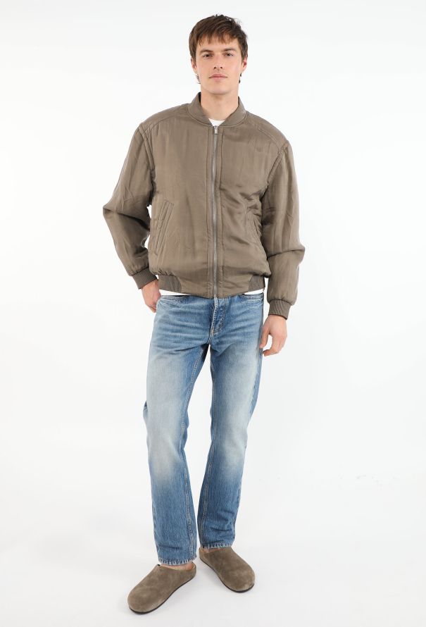 Saint Laurent 2023 Teddy Bomber Jacket - 1