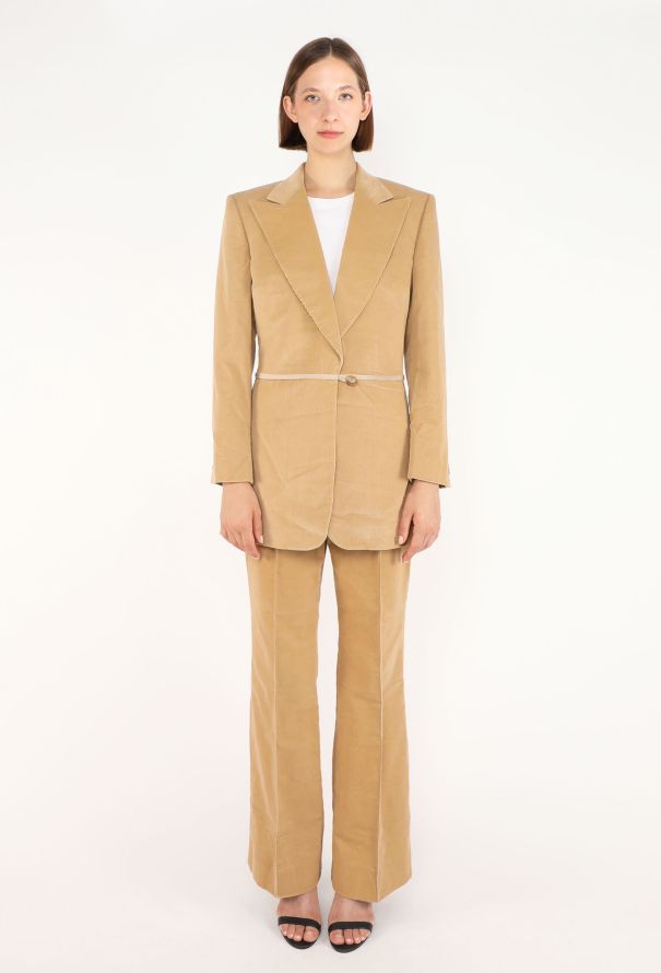 Chloé Flared Corduroy Suit, Early 2000s - 1