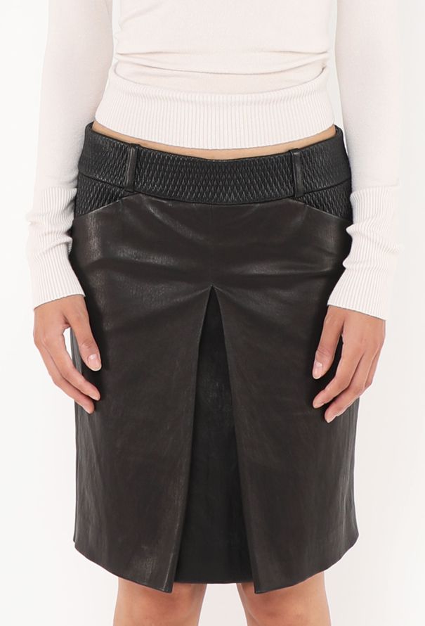 Chanel F/W 2009 Quilted Lambskin Skirt - 3