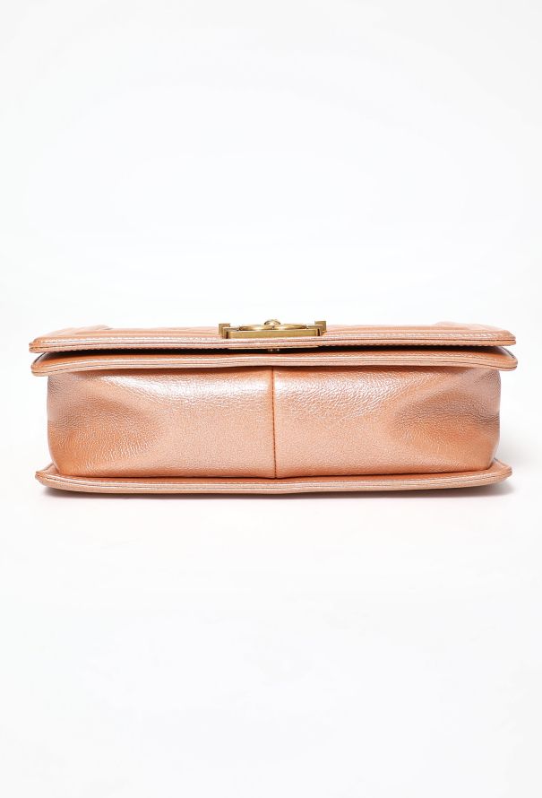 Chanel Rose Gold Medium Boy Bag - 6 Chanel Rose Gold Medium Boy Bag - 6